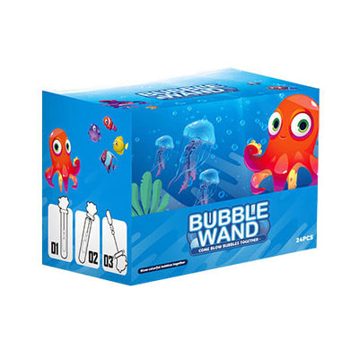 Mini soplador de burbujas Duckiez animales marinos - 24 uds.