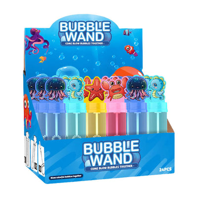 Mini soplador de burbujas Duckiez animales marinos - 24 uds.