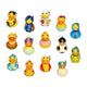 Duckiez llavero pato espuma color - 24 piezas