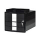 Cassettiera Imp han uls nera 3 cassetti