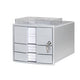 Cassettiera Imp han uls grigio chiaro 3 cassetti