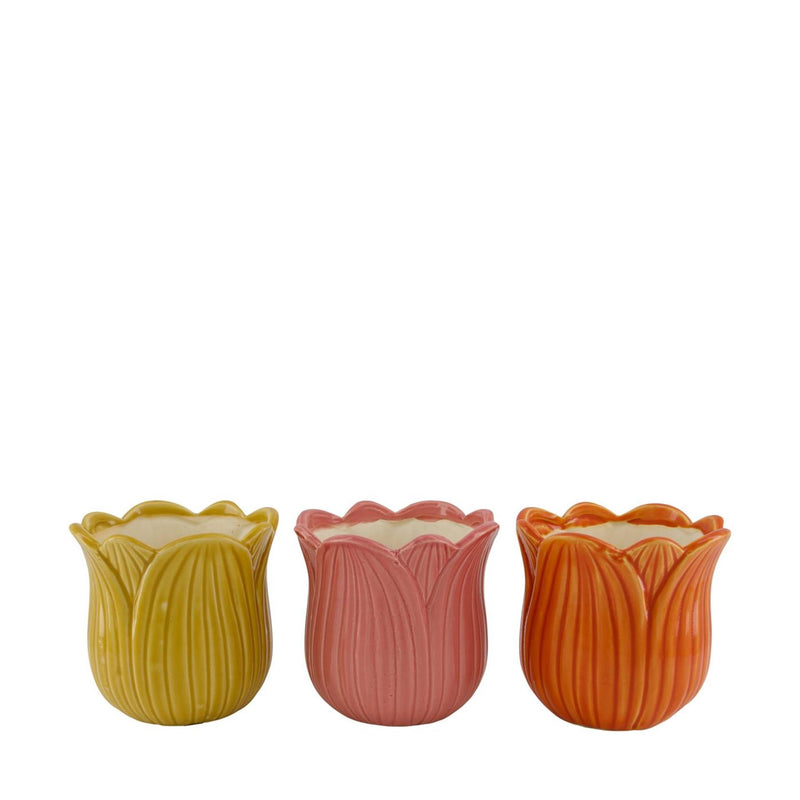 Dijk natural collections bloempot keramiek ø14xh13cm