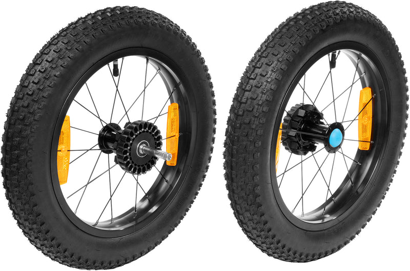 Ruote Cube Fat per rimorchi per biciclette doppi