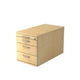 Cassettiera mobile Bach martellatore TC30 BM legno marrone