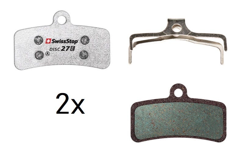 Swissstop 34 e shimano trp tektro rever par de pastillas de freno de disco para bicicleta eléctrica justa