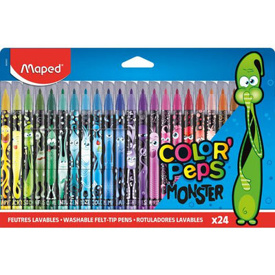Rotulador maped 845401 surtido de colores 24 rotuladores en caja
