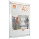 Cornice poster nobo a3 471 x 24 plexiglass riposizionabile