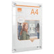 Cornice poster nobo a4 346 x 24 plexiglass riposizionabile