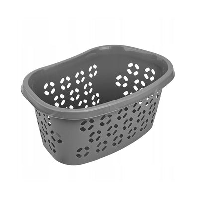 Cesto para la ropa sucia Keeper anton gris 30,5l