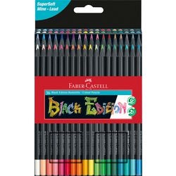 Colored pencil faber-castell black edition color range