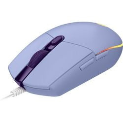 Ratón Logitech 910-005854 morado con cable