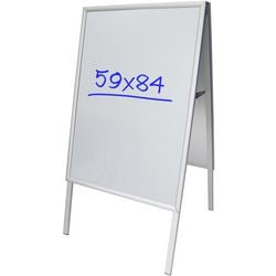 Letrero de acera office depot a1 plateado