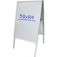 Letrero de acera office depot a1 plateado