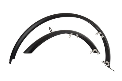 Sunny wheel kunststof spatbordset 28 inch ks 45 mm mat zwart