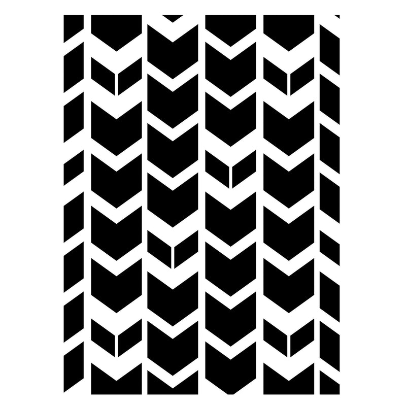 Darice • modello di goffratura chevron tribale