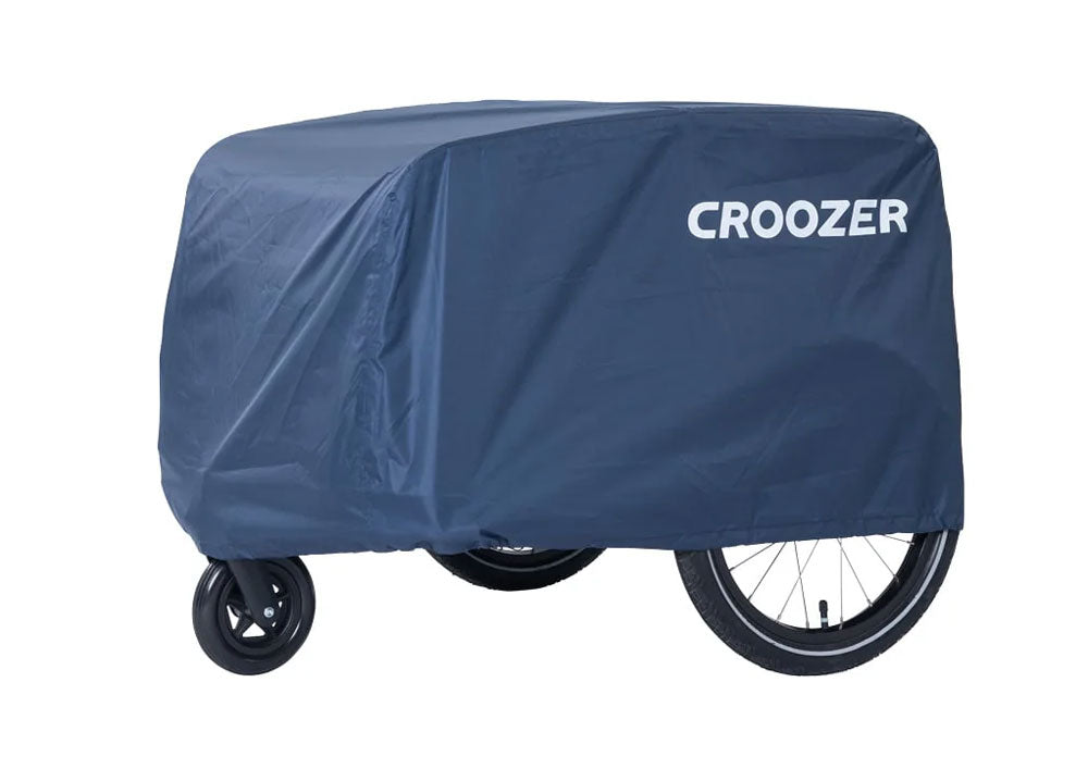 Remolque para bicicleta de carga plegable Croozer, azul oscuro