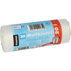 Garbage bag papstar 12075 transparent