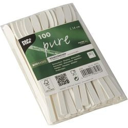 Bastoncini per mescolare papstar 88070 bianco