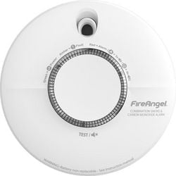 Rivelatore combinato fumo e monossido di carbonio fireangel scb10-int bianco