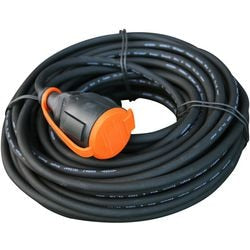 Verlengsnoer relectric relec493791 zwart, oranje