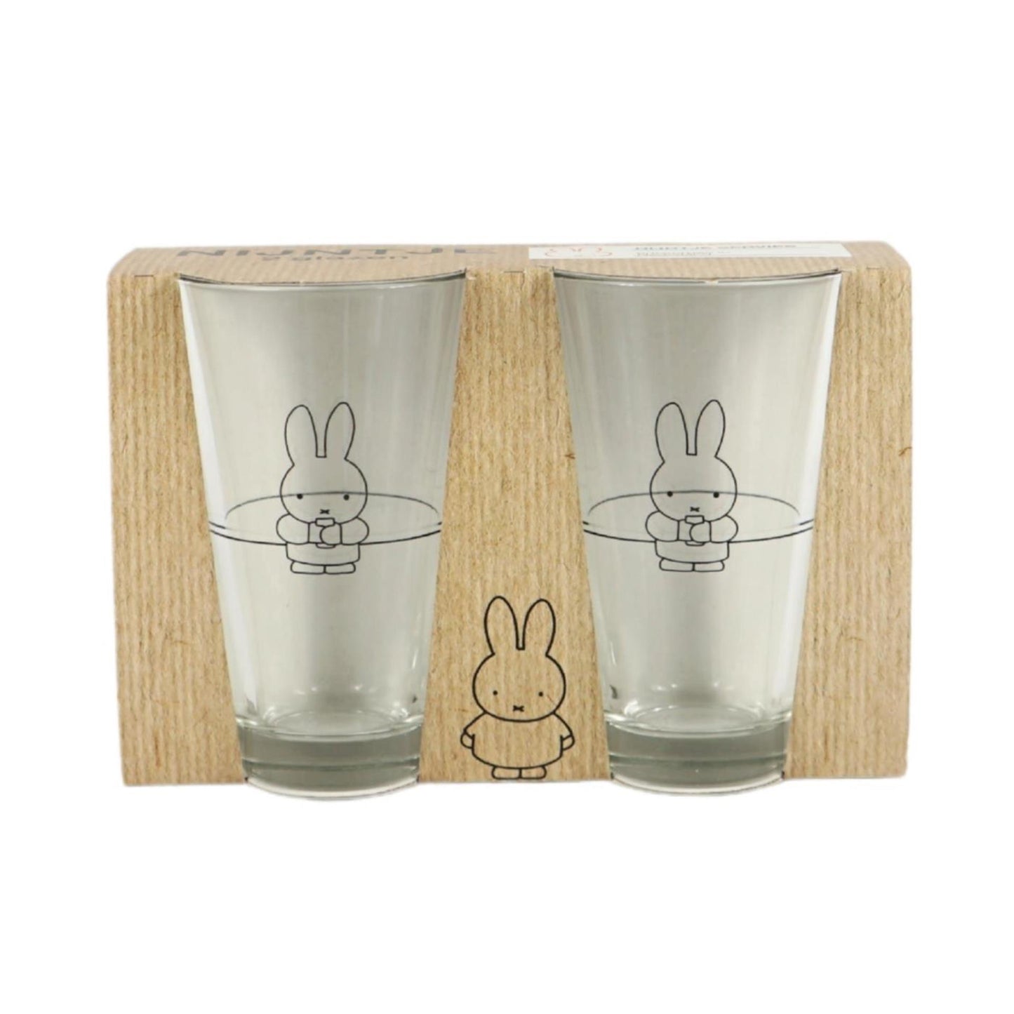 Set bicchieri da long drink Miffy 2 pezzi 330ml