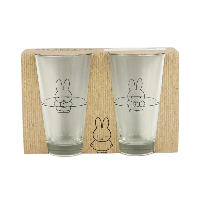 Set bicchieri da long drink Miffy 2 pezzi 330ml