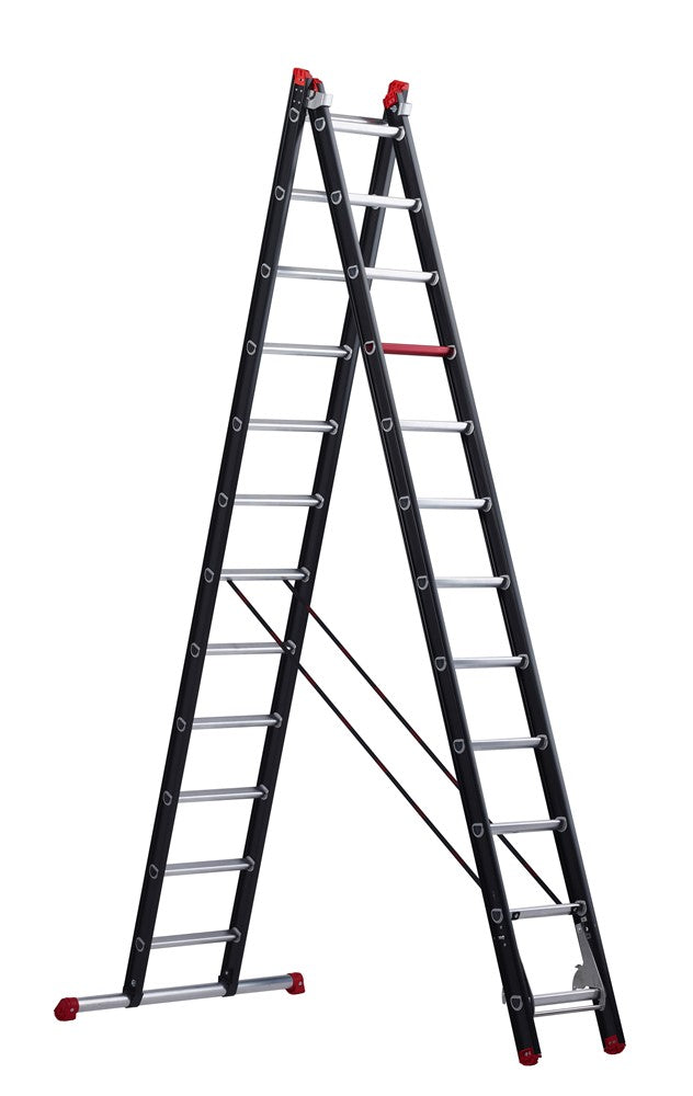 Altrex mounter escalera reformada 2 partes zr 2060 2 x 12 - 122412