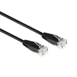 Act black 2.0 meters u utp cat6 patch cable with RJ45 ZIP BAG
