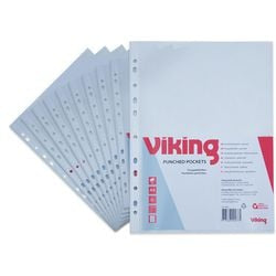 Showtassen viking a4 11 gaten 80 micron pak 50 stuks