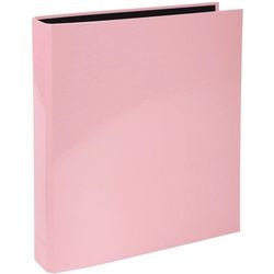 Carpeta de anillas exacompta acuarela 51566e cartón forrado con pasta pellica rosa