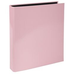 Carpeta de anillas exacompta acuarela 54566e cartón forrado con pasta pellica rosa