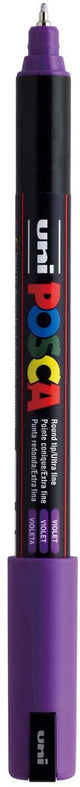 UNI-POSCA POSCA MARKER, AFM PC-1MR, spessore della linea 0,7 mm, extrafine, viola, 1 pezzo