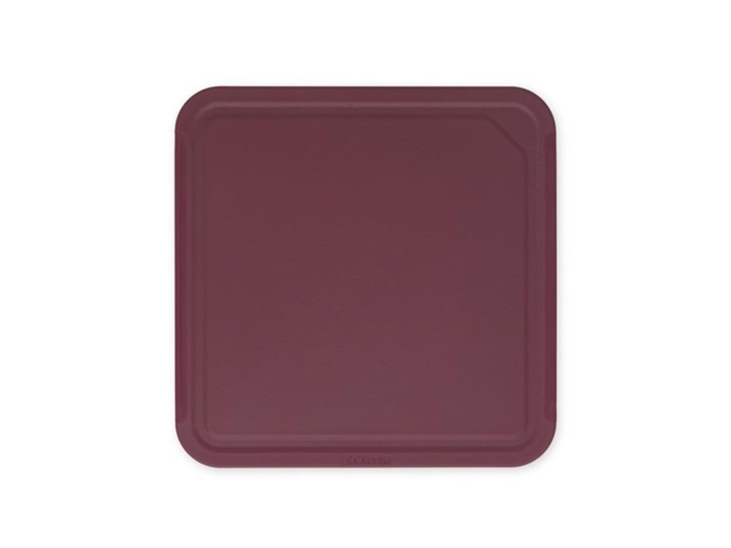 Brabantia brabantia sabrosa+ tablero de corte 25x0.8x25 cm berenjena roja