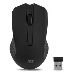 ACT Wireless Mouse, 1000 DPI, negro