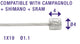 Cordo cable ajustador de cable interior tandem 300cm ø1,1mm + tetina 4x4mm acero inoxidable