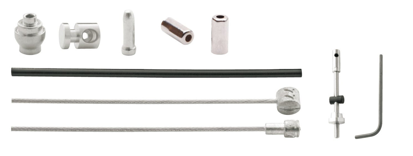 Sturmeyarcher cordo cable set kabelset trommelrem zwart 170cm 225cm sturmey archer compleet