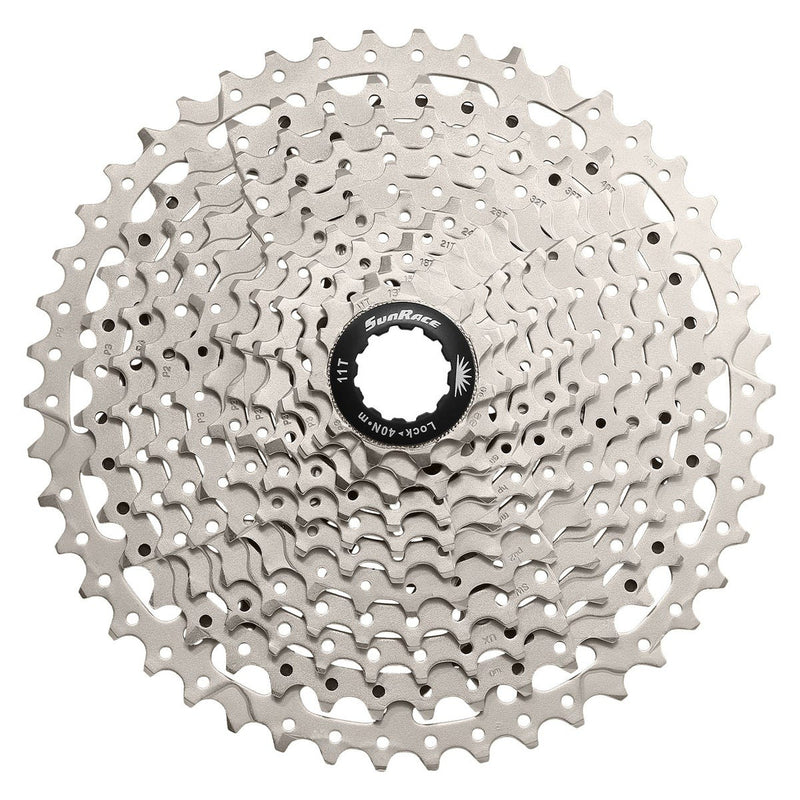 Sunrace CSMS8 Cassette 11 Velocidad 11-40T. plata