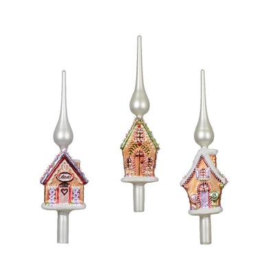 Decoris Peak Casetta di Marzapane in vetro 31 cm