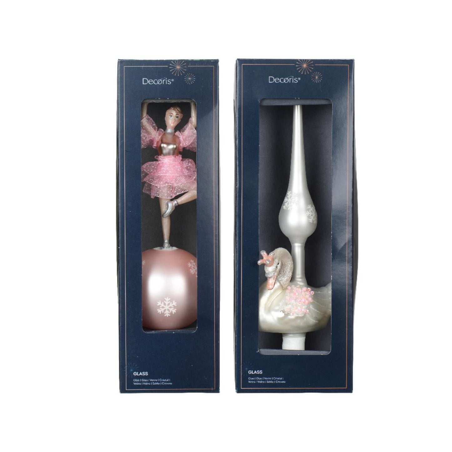 Decoris picco ballerina cigno vetro 29cm