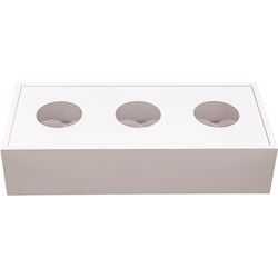 Fioriera Euroseats bianca 900 (l) x 400 (p) x 200 (a) mm