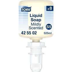 Ricarica sapone per le mani Tork S5 giallo chiaro 425502 8 pezzi da 525 ml