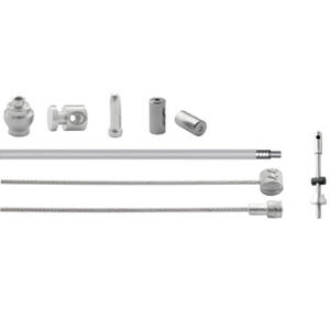 Sturmeyarcher cordo kabelset kabelset trommelrem zilver 170cm 235cm rvs sturmey archer co
