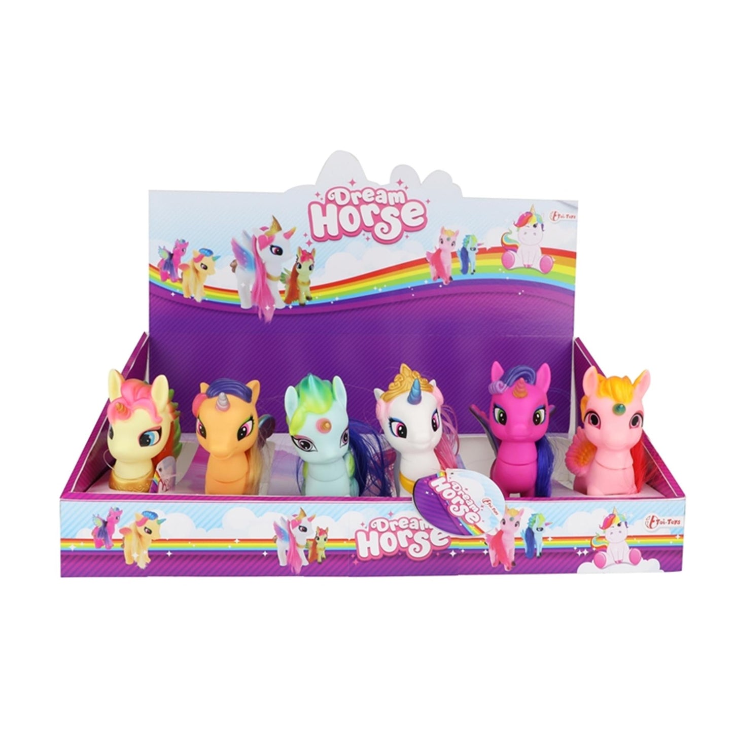 Dream Horse Unicorn con cabello largo, 13 cm