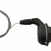 Sunrace versteller twist rechts 5 speed shimano compatible zwart
