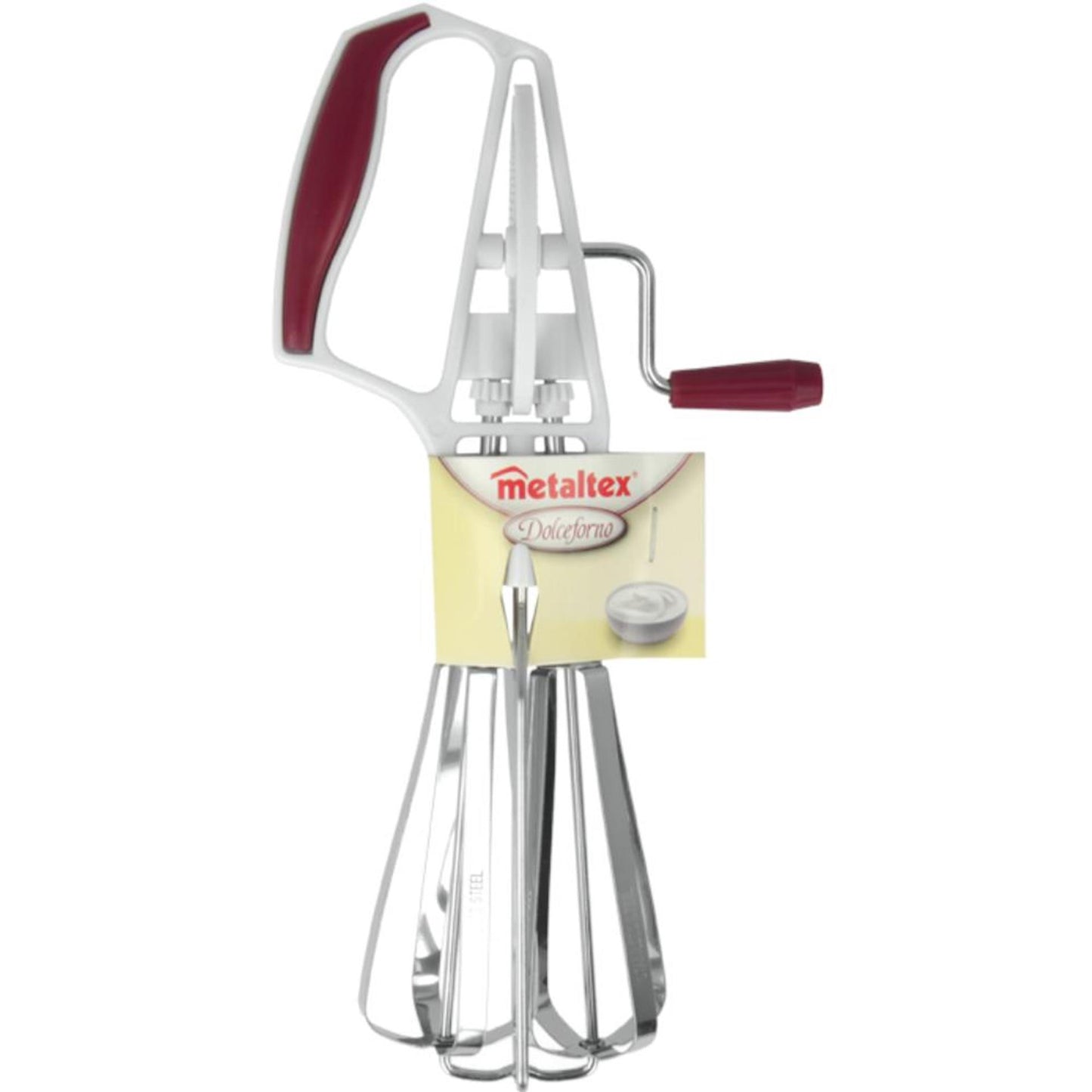 Metaltex mechanische dubbele mixer