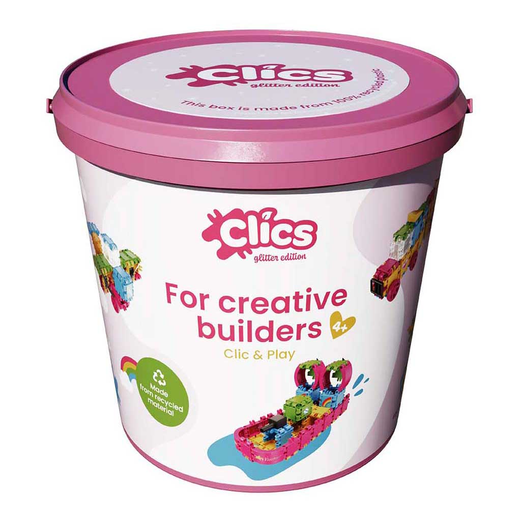 Building Building CLICS - Glitter Bouwset 8in1