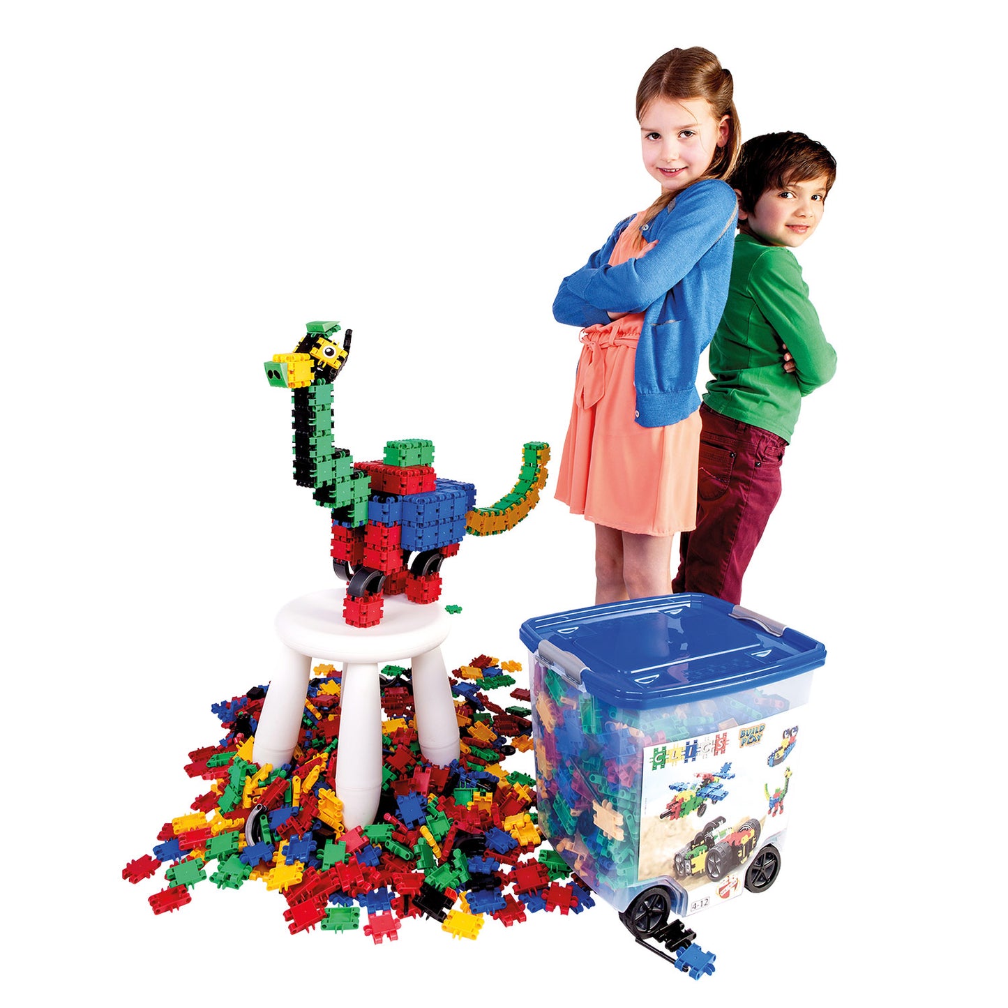 CLICS Rolbox Building Blocks - Building Set 25in1