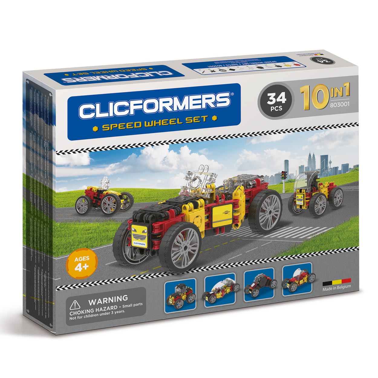 Clicformer - Set di auto da corsa