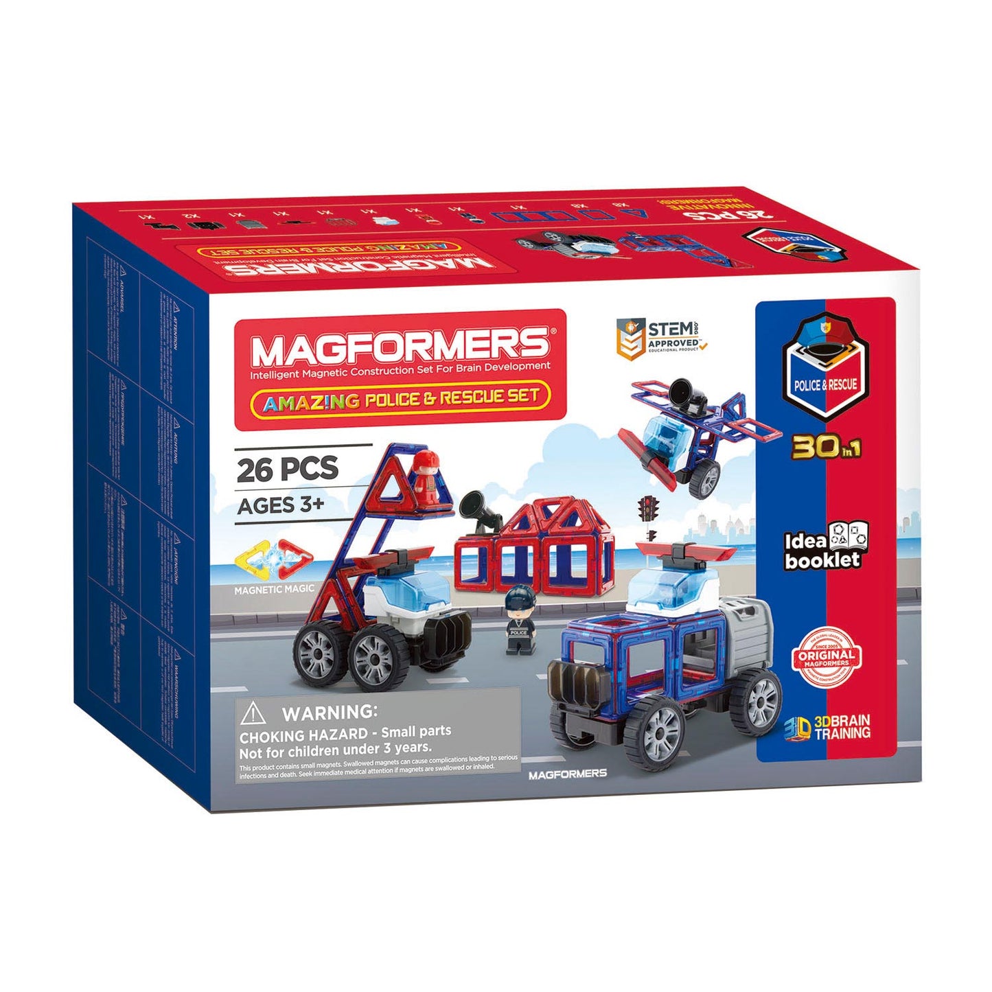 Magformers Amazing Police Rescue Set, 26dlg.