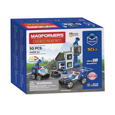 Magformers S.T.E.M. Increíble juego de la policía, 50dlg.